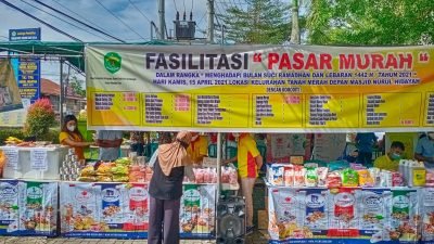 Pasar Murah Mampu Stabilkan Harga