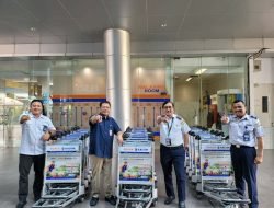 PKT Salurkan 25 Unit Troli ke Bandara APT Pranoto Samarinda