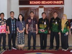 Sesama Sekwan, Yuliansyah Sambut Hangat Kunjungan Sekretariat DPRD Bontang