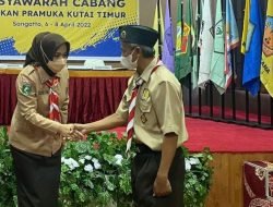 Asti Harapkan Kwarcab Pramuka Kutim Jadi Generasi Muda Tangguh dan Inovatif