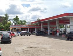 Antrean Truk di SPBU Timbau Ditertibkan Dishub Kukar