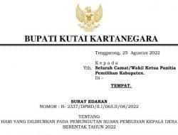 Pilkades Serentak 14 September Mendatang, Bupati Kukar Tetapkan Hari Libur