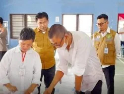 Monitoring Pungutan Suara Pilkades, Sunggono Harapkan Calon Kades Terima Hasil