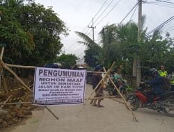 Tak Kunjung Diganti Rugi, Jalan Ring Road II Ditutup Warga