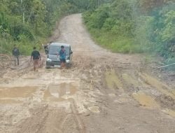 Empat Kampung di Bentian jadi Korban Jalan Rusak