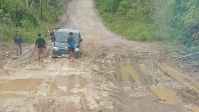 Empat Kampung di Bentian jadi Korban Jalan Rusak