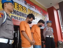 Dua Kurir Tertangkap Jual Sabu, Polisi Masih Buru Si Pemilik