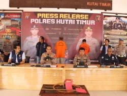 Polres Kutim Tangkap Dua Tersangka Pengetap BBM