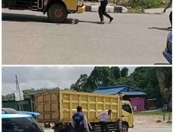 Dicari, Sopir Truk Yang Hampir Tabrak Petugas Dishub Samarinda