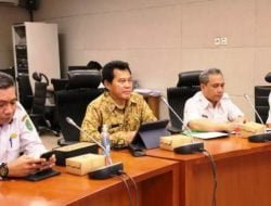 Asisten III Ikuti Rakornas Pengawasan Intern Pemerintah Secara Virtual