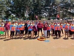 Dispar Gelar Pelatihan Keamanan dan Keselamatan di Pantai Pemedas
