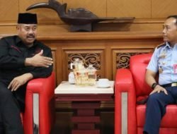 Bupati Kukar Terima Kunjungan Danlanud Dhomber Balikpapan