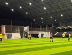 Dispora Kukar Renovasi Lapangan Mini Soccer, Ada Kafe dan Lapangan Voli