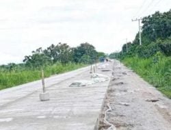Jalan Utama Kecamatan Tabang Terus Ditingkatkan