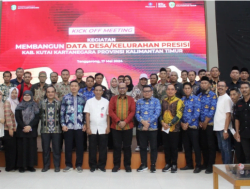 Gelar Kick Off Meeting, DPMD Kukar dan IPB Memulai Proyek Data Desa Presisi