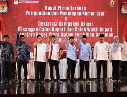 Empat Pasangan Calon Pilkada PPU Deklarasi Kampanye Damai
