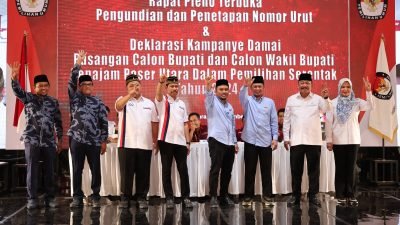Empat Pasangan Calon Pilkada PPU Deklarasi Kampanye Damai