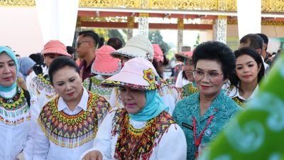 Iriana Jokowi Kunjungi PPU, Monitoring Program Pemberian Makanan Tambahan