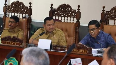 Raker dengan Dewan, Bupati Mudyat Noor Tekankan Kolaborasi Pemkab-DPRD
