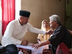 Silaturahmi Ramadhan di Kota Bangun Darat, Bupati Kukar Serahkan Bantuan