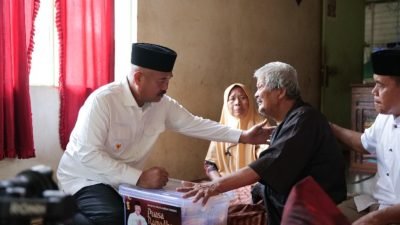 Silaturahmi Ramadhan di Kota Bangun Darat, Bupati Kukar Serahkan Bantuan