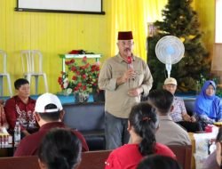 Bupati Edi Ajak Warga Kenohan Aktifkan Posyandu dan Gunakan Hak Pilih