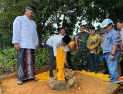 Dimulai dengan Doa dan Tempong Tawar, Jembatan Pendamping Mulai Dibangun