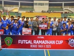Futsal Ramadan Cup Berakhir, Wabup Waris: Kompetisi Sehat Pererat Hubungan Silaturahmi
