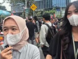 Begini Pandangan Pekerja di Sekitar Bundaran HI Melihat Demonstrasi